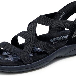 Women's Slip-in Sandals Vegan Mesh Rubber Sole Comfortable Casual Footwear